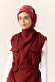 Women's Burgundy Mink Viscose Velora Scarf 161002-27 - 6