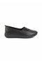 V26Ya-0542 Black Leather Comfort Women's Shoes - 3