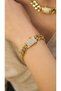 Gold Zircon Stone Thick Premium Gourmet Bracelet - 2