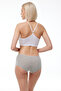 Women's Gray 3-Pack Wide-Ribbed Non-Marking Modal Panties 3m1906 - 4