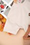 Boys' 3-Piece Set - Embroidered Zip-Up Jacket, Printed T-Shirt, and Canvas Pants Set - 7