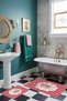 Non-Slip Base Modern Bathroom Mat Set |   Thin & Washable |   60X100 & 40X60 cm - 3