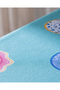 Souane Polycotton Tablecloth - Turquoise - 150X200 cm - 5