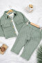 Quilted Safari Model Striped Badi 3-Piece Baby Boy/Child Set - 2