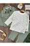 Quilted Safari Model Striped Badi 3-Piece Baby Boy/Child Set - 3