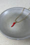 Hot Pepper Necklace, Non-Tarnish Steel, Shipped in Gift Box, 45 cm - 2