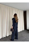 Navy Design Denim Set - 8002 - 7