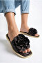 Summer Flower Detailed Women's Slippers Sandals Comfortable Light Sole - 3