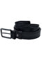 Black Genuine Leather 3.5 cm Classic Men's Belt with Buckle - Xd-300-28-St - 2