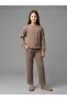 Girl's Thessaloniki Fabric Flat Bottom and Top Set - 3