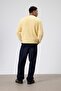 Crew Neck Oversize Knitwear Sweater Yellow - 3
