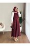Women's Strappy Denim Salopet Dress - 2