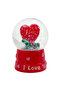 Love Water Globe 4.5x4.5x6.5cm – Romantic Snow Globe with Heart & Glitter for Valentine’s Keepsake - 3