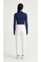 Women's 2-Piece Indigo Finger Detail Semi-Turtleneck Blouse Opportunity Package - 6