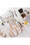 Complete 19Pcs Kitchen Utensil Set Featuring Silicone Cooking Tools, Wooden Handles, Knife Collectio - 6