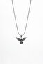Stainless Steel Necklace with Phoenix Figure – Gold & Silver Color Options - 2