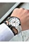 Silver Color Original Functions Active Steel Band Men's Wristwatch + Bracelet as a Gift - 3