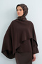 Pure Silk Sura Scarf-2026 Spring-Summer- 953800D Brown-31 - 4