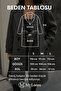 Women's Black Imported Fabric Cashmere Coat 2026 - 4