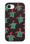 iPhone 16E Compatible Sea Turtle Patterned Suede Inside Launch Phone Case