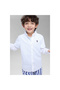 Kid's Cotton Oxford Long Sleeve Shirt with Embroidery - 7