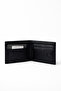 Genuine Leather Men's Wallet Black 708 - 3