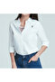 Women’s Slim Oxford Shirt with Embroidery - 4