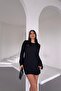 Fit Boucle Backless Mini Knitwear Dress Av3389