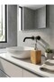 Bamboo Liquid Soap Dispenser Modern Wooden Design Stylish Soap Dispenser for Bathroom & Kitchen Silver - 3