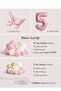 Butterfly Themed Pink 5Th Birthday Balloon Set – Pink Gold Balloon Chain - 2