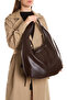 Bitter Brown Casual Large Size Soft Textured Shopper Hand and Shoulder Bag - 7