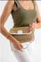 Women's Straw Chain Strap Crossbody Shoulder Bag White - 2