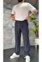 Modal Fabric Pleated Baggy Pants