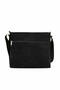 Genuine Suede Leather Women's Bag with Gold Detail and Cross Strap - 2