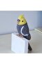 Amigurumi Bird Lovebird Gray - 4