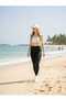 High Waist Tummy Control Sports Leggings Daily Use Flexible Fabric Comfortable Fit - 3