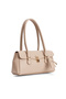 Women's Handbag, Shoulder Bag with Charm Detail and Lock Closure - 5