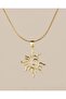 Eos Spiral Sun Steel Necklace - 3