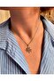 Eos Spiral Sun Steel Necklace - 2