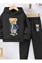 Girls' and Boys' Tote Bag Printed Track Suit Set