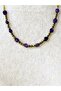 Natural Stone Amethyst Hematite Natural Stone Women's Natural Stone Necklace Euk52Amt1 - 3