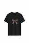 Women's Leopard Ribbon Printed Oversize T-Shirt - 5