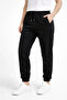 Jogger Sweatpants Comfortable Fit, Pockets, Elastic Cuffs, Casual Sports Pants - Black - 4