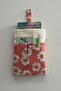 Daisy Patterned Linen Book Cover with Pockets, Gift for Book Lovers - 4