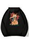 Unisex Black Oversize 3 Thread Raster Sweatshirt - Premium Quality High Resolution Printed