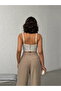 Pulpayet Evening Dress Büstüyer - Stone |   F2063 - 5