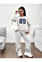 Girls/Adults Crewneck Sweatshirt and Stitched Loose-Leg Tracksuit Set