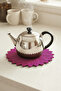 Sunflower Model Non-Slip Silicone Trivet – Pot, Pan, Teapot and Serving Mat 18.5 X 18.5 cm - 5