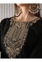 Women Embroidered Yoke Detail Straight Festive Kurta - 4