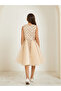 Girls Gold Sequins Sleeveless Dress - 4